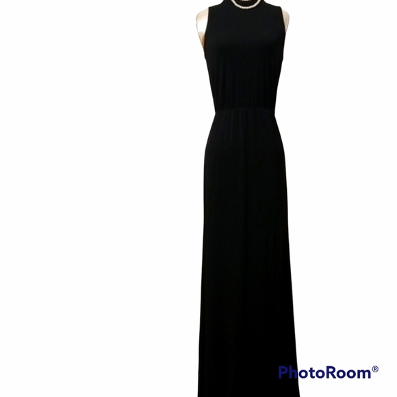 Halter Side Slit Long Dress